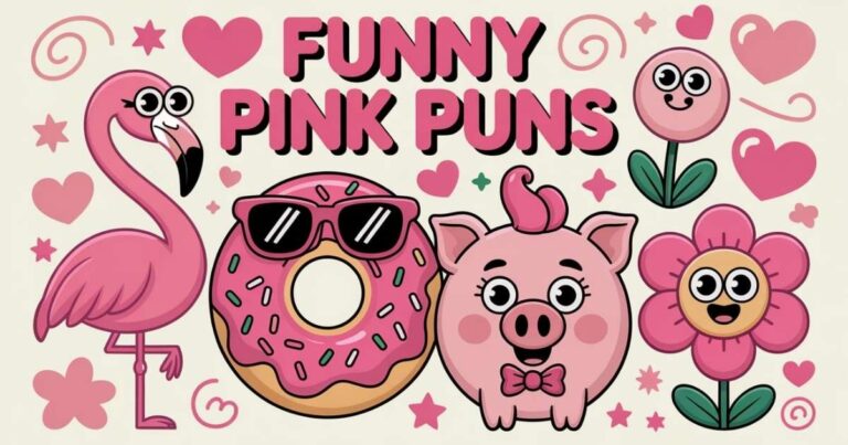 Funny Pink Puns