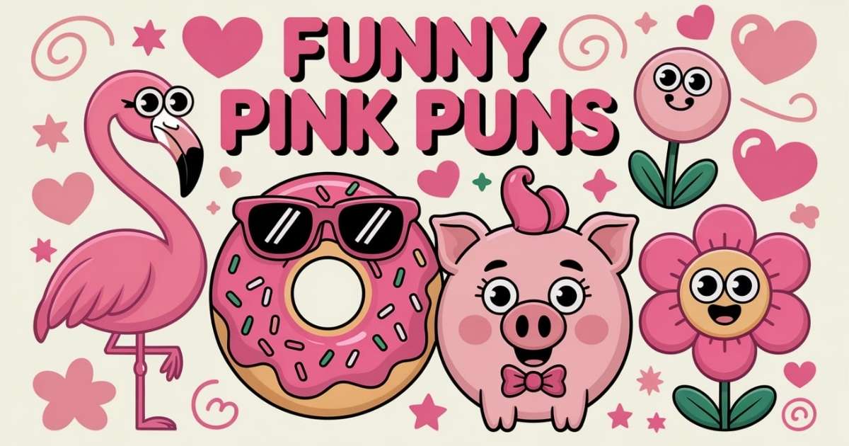 Funny Pink Puns