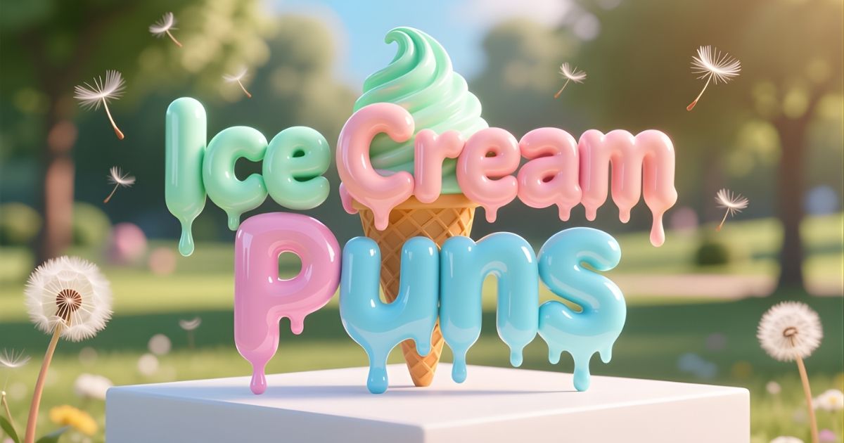 Ice Cream Puns