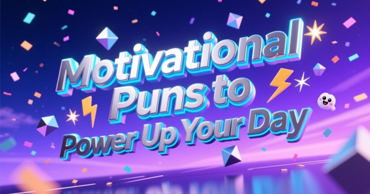 Motivational Puns