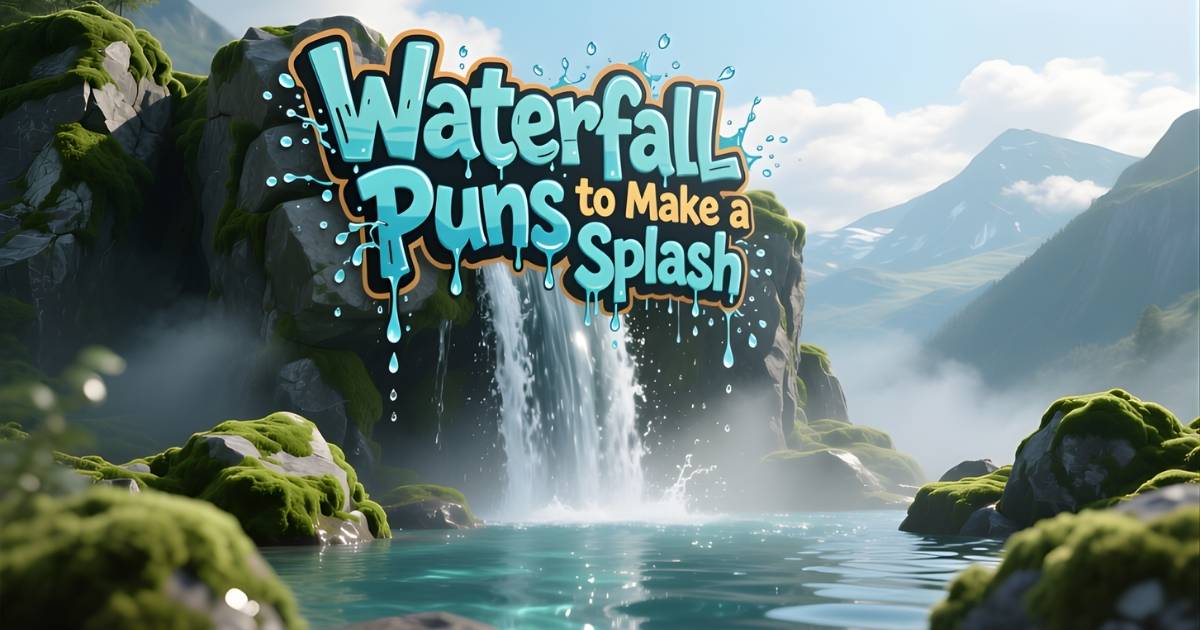 Waterfall Puns